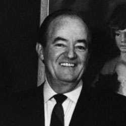 headshot of Hubert H. Humphrey Jr. 