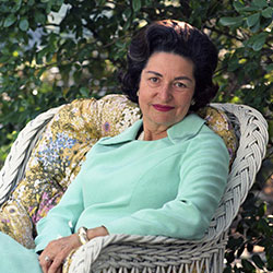 headshot of Lady Bird Johnson