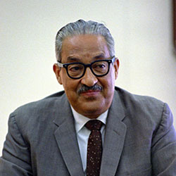 headshot of Thurgood Marshall