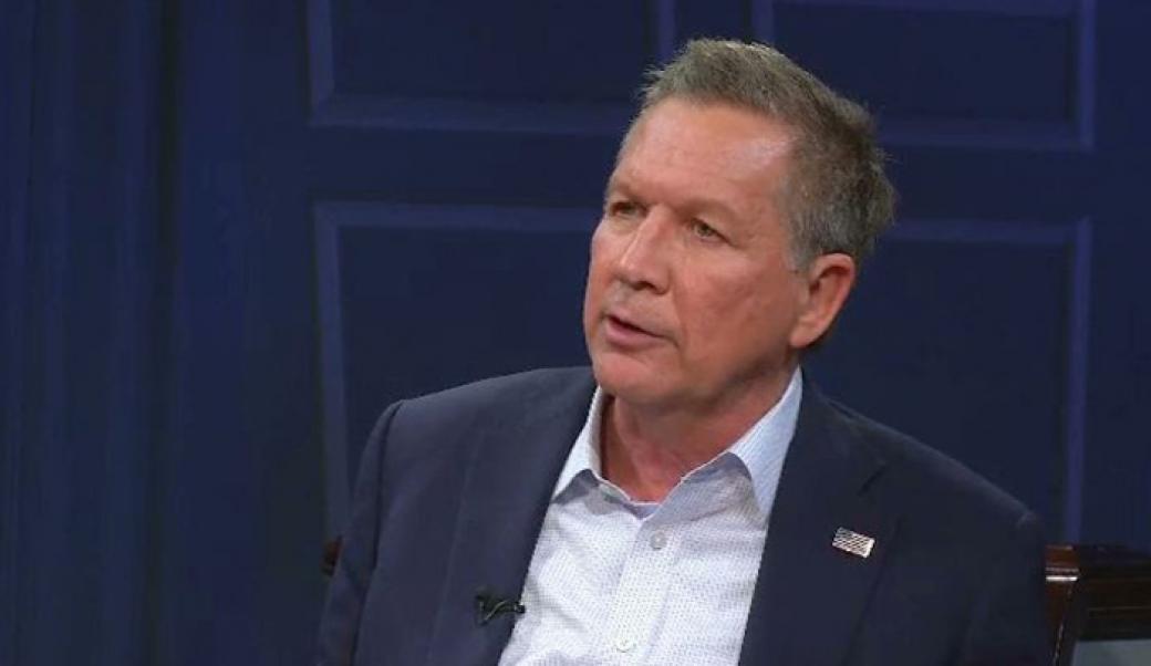 John Kasich, the 69th and current Governor of Ohio, who seeks the Republican nomination for President of the United States in the 2016 election