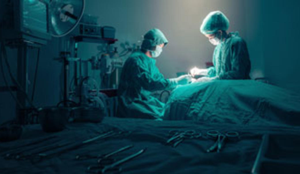 Doctors in operating room