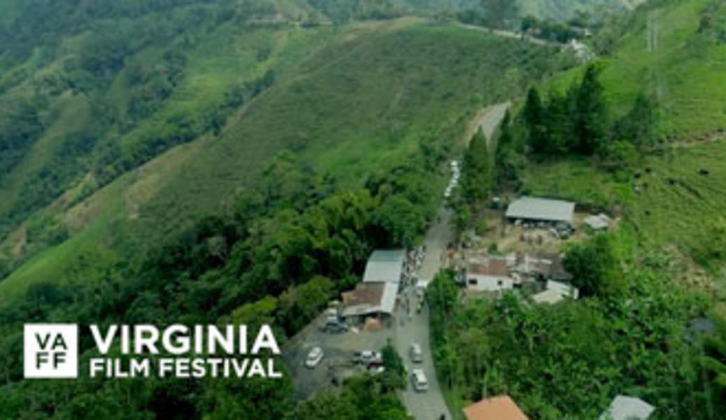 Hillside Colombian town