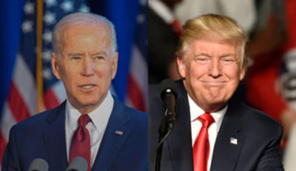 Joe Biden and Donald Trump