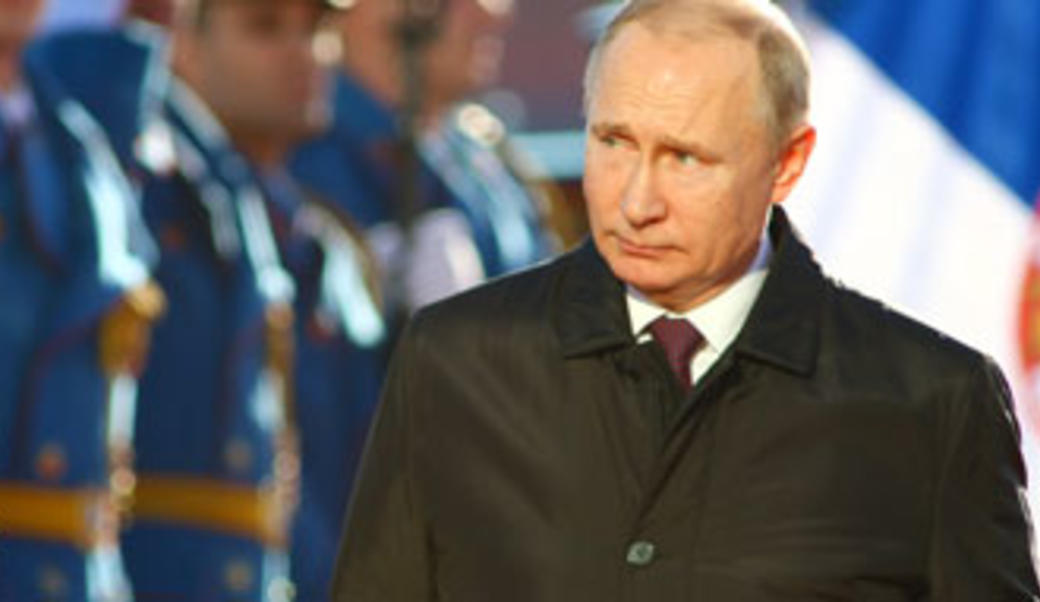 Russian president Vladimir Putin