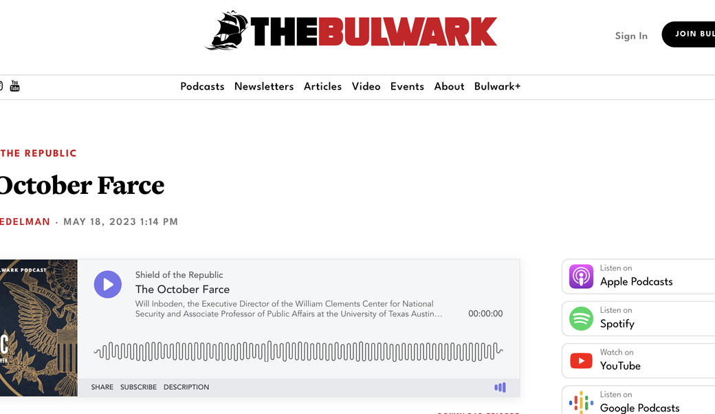 The Bulwark Headline