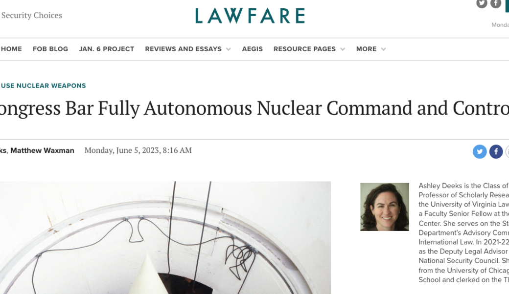 Lawfare headline