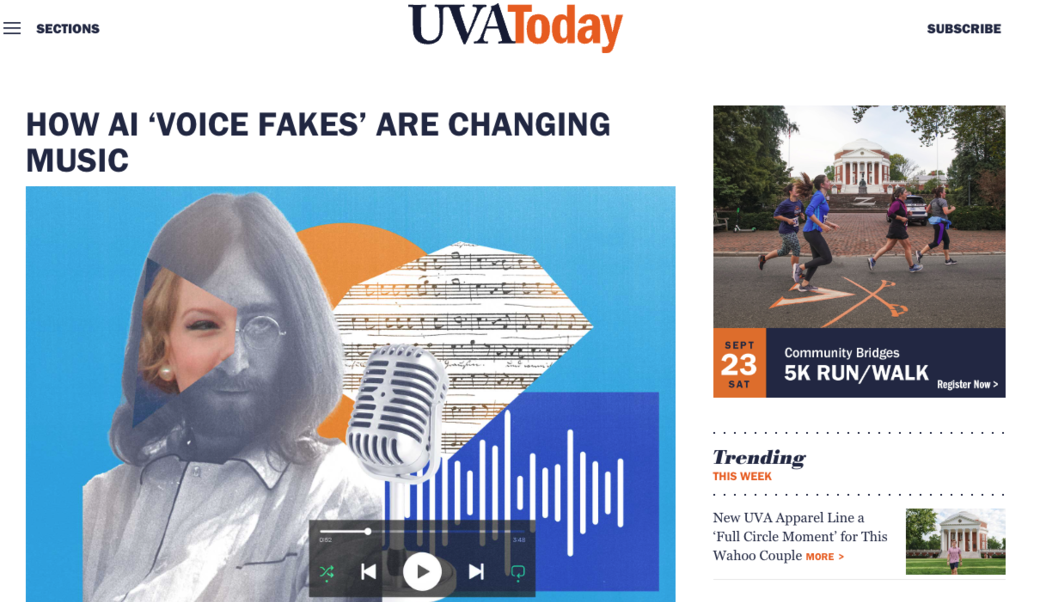 UVA Today Headline