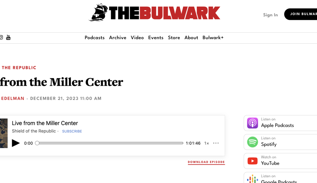 the bulwark headline