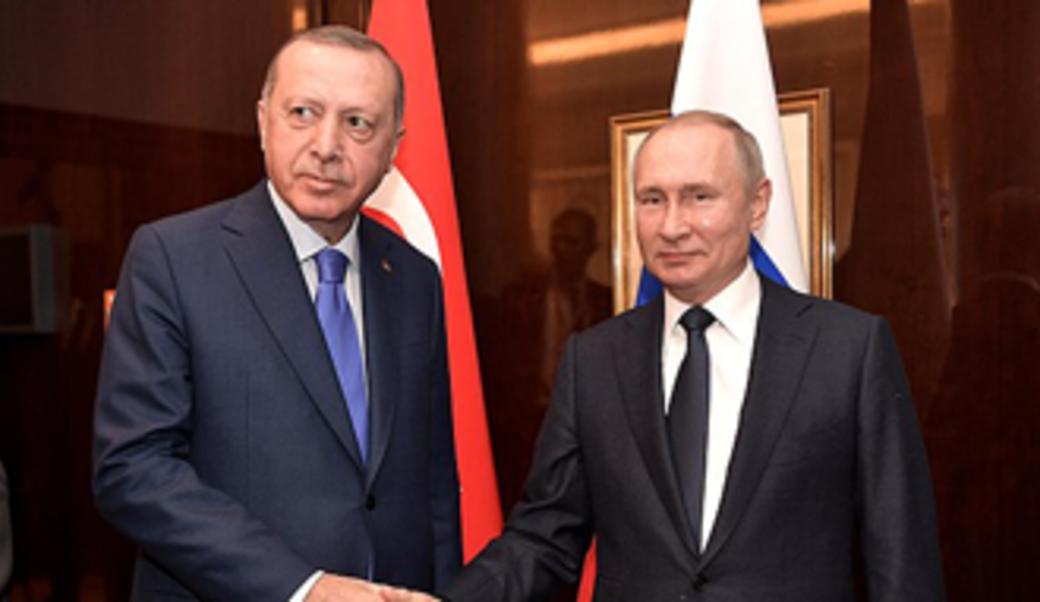 Vladimir Putin and Recep Tayyip Erdogan