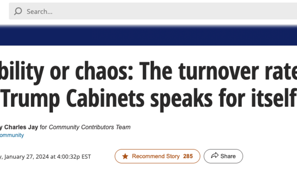 Daily Kos headline