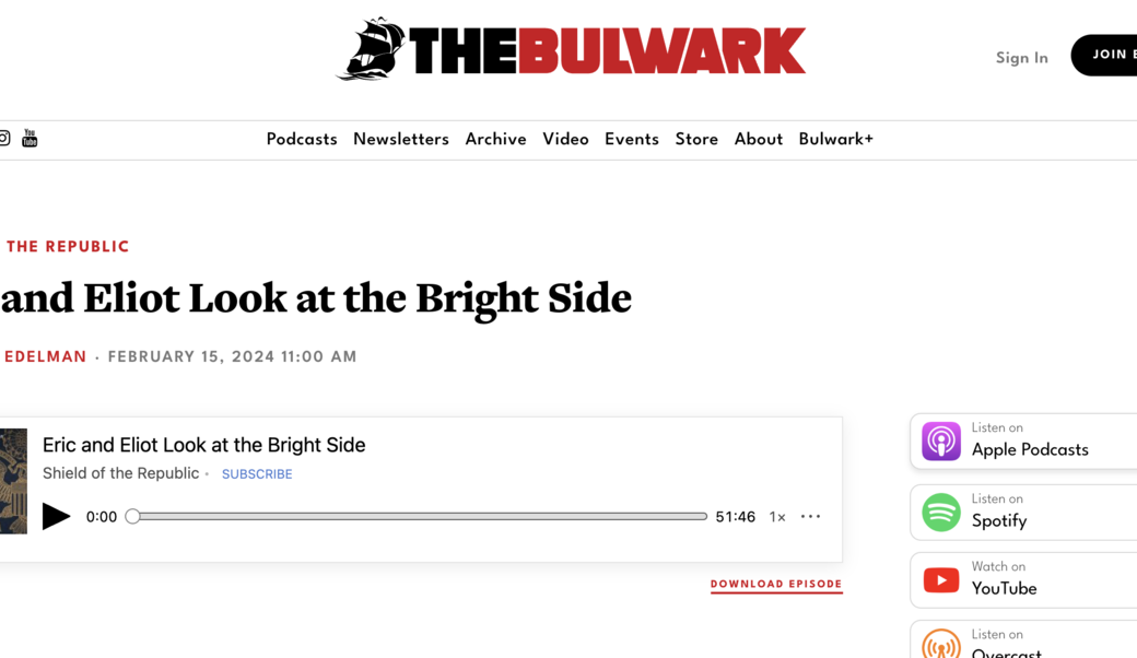 The bulwark headline