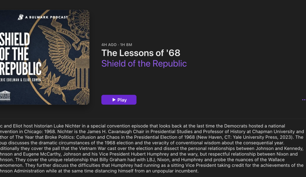 shield of the republic podcast