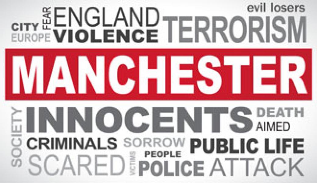 Manchester attack word cloud