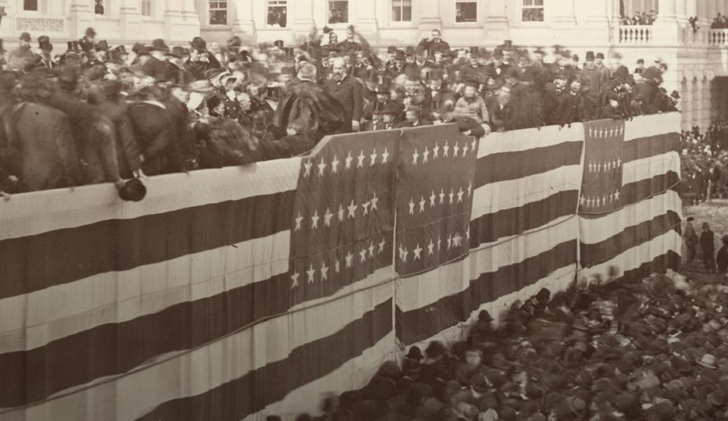 Garfield's inauguration photo