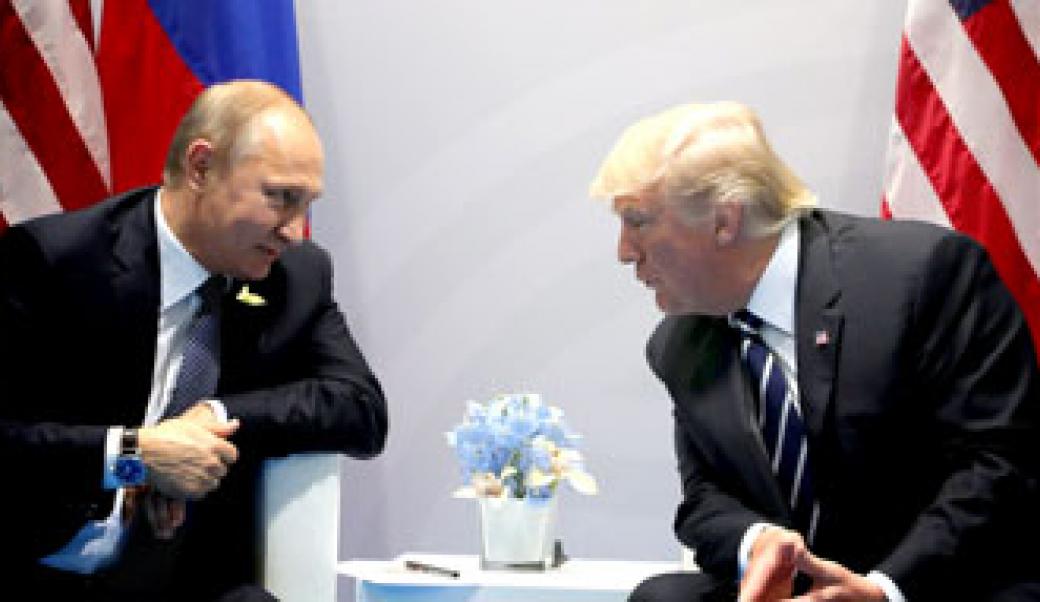 Donald Trump and Vladimir Putin