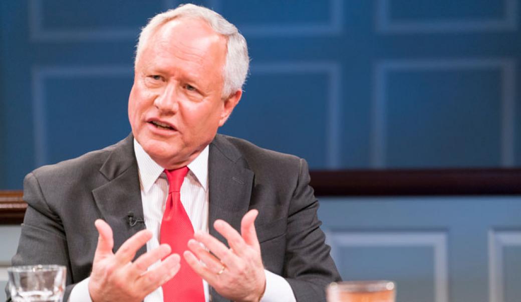 William Kristol answering a question